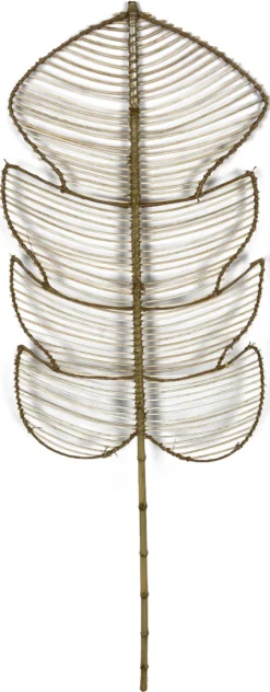 Dijk Natural Collections Wandhanger Blad Naturel 40 X 1,8 X 118 Cm