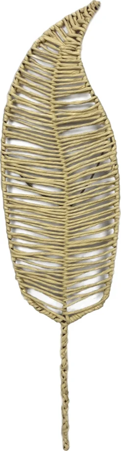 Dijk Natural Collections Wandhanger Blad Naturel 27 X 1 X 118 Cm