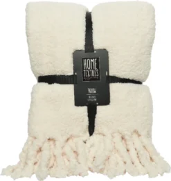 Decoris Plaid Wit 130 X 170 Cm