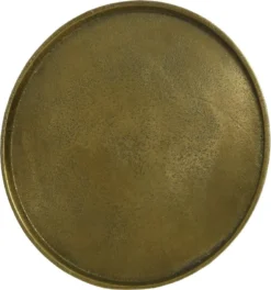 Decoris Decoratiebord Goud D 30 H Cm