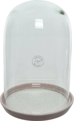 Decoris Stolp Roze D 18,5 H 28 Cm