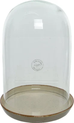 Decoris Stolp Bruin D 18,5 H 28 Cm