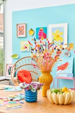 Decoris Decoratieschaal Dolomiet Geel 30 X 29,4 X 12,5 Cm -Decori Meubelen Winkel 8720194664612 4