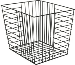 Decoris Opbergmand Zwart 22 X 22 X 30 Cm