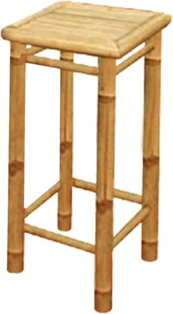 Intratuin Bijzettafel Tropisch Naturel 25 X 25 X 50 Cm