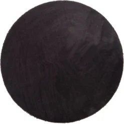 Intratuin Vloerkleed Imitatiebont Konijn Grijs D 80 Cm