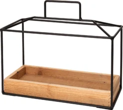 Intratuin Decoratieplank Zwart 40 X 20 X 31 Cm