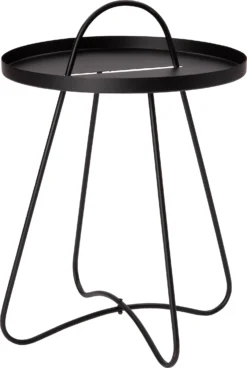 Intratuin Bijzettafel Roy Zwart D 40 H 57 Cm