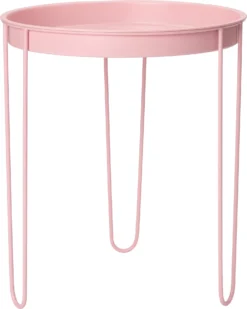 Intratuin Bijzettafel Tray Roze D 32 H 34 Cm