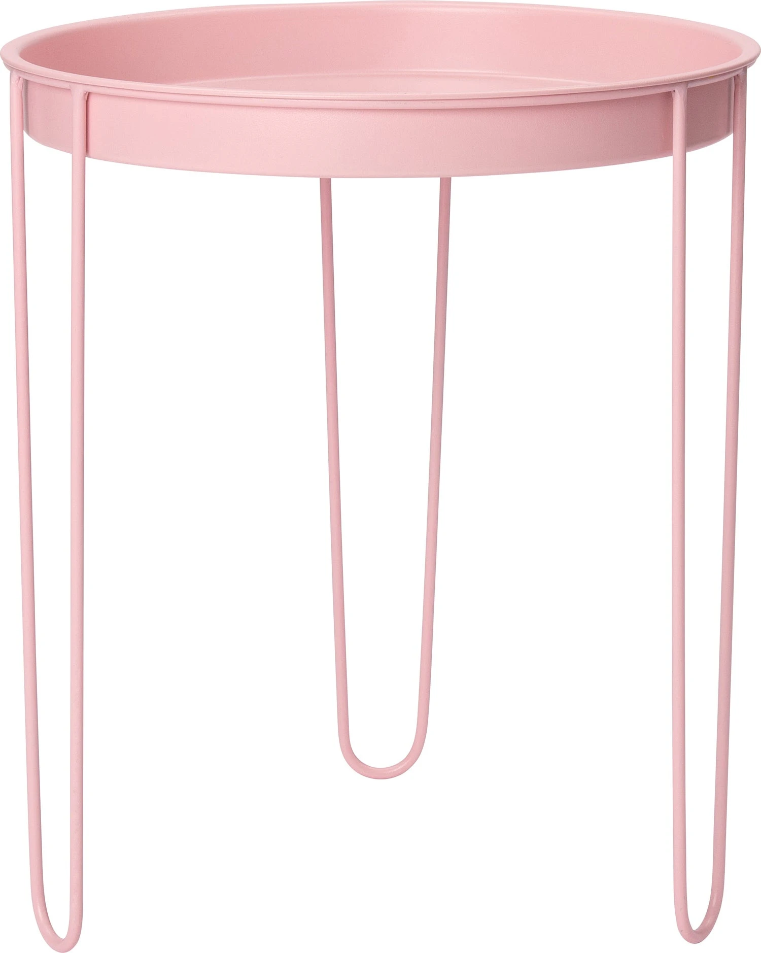 Intratuin Bijzettafel Tray Roze D 32 H 34 Cm 1 Intratuin Bijzettafel Tray Roze D 32 H 34 Cm