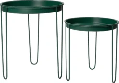 Intratuin Bijzettafel Tray Groen D 39 H 45 Cm -Decori Meubelen Winkel 8720196038282 03