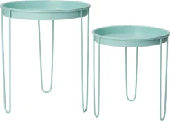 Intratuin Bijzettafel Tray Mint D 39 H 45 Cm -Decori Meubelen Winkel 8720196038312 03
