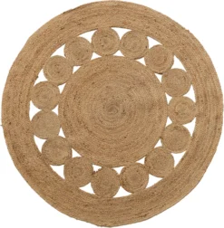 Intratuin Vloerkleed Flora Naturel D 150 Cm 5 Intratuin Vloerkleed Flora Naturel D 150 Cm -Decori Meubelen Winkel 8720196071821 1 1