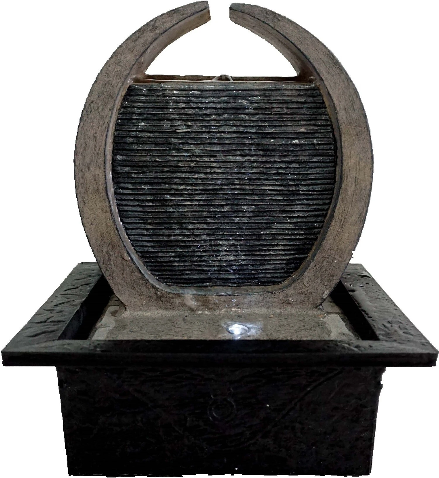 Intratuin Waterornament Daito Zwart / Grijs / Bruin 21 X 18 X 27,5 Cm 1 Intratuin Waterornament Daito Zwart / Grijs / Bruin 21 X 18 X 27,5 Cm