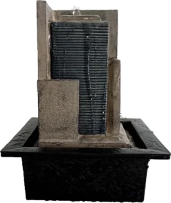 Intratuin Waterornament Izuka Zwart / Grijs / Bruin 21 X 18 X 27,5 Cm