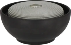 Intratuin Waterornament Isumi Zwart D 23 H 11,5 Cm