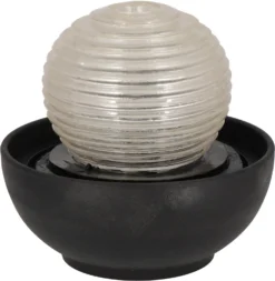 Intratuin Waterornament Itami Zwart D 23 H 22,5 Cm