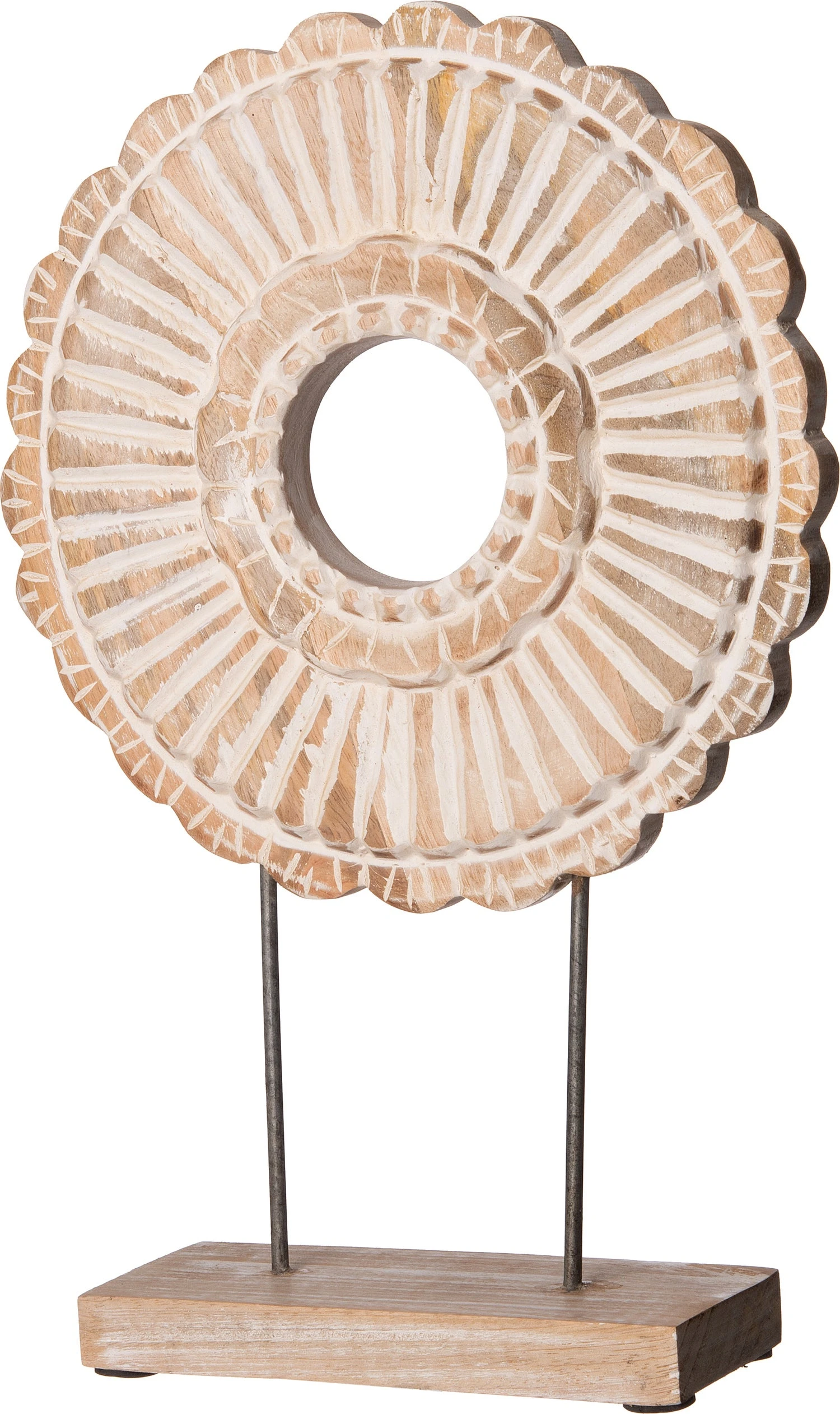 Intratuin Beeld Op Voet Niek Rond Naturel / Wit 35 X 10 X 44 Cm 1 Intratuin Beeld Op Voet Niek Rond Naturel / Wit 35 X 10 X 44 Cm