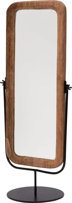 Intratuin Spiegel Ot Naturel / Zwart 25 X 14 X 60 Cm