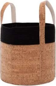 Intratuin Opbergmand Xue Zwart / Naturel D 34 H 35 Cm