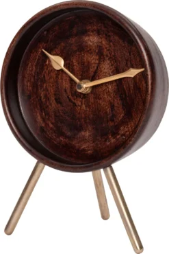 Intratuin Tafelklok Bruin 15 X 5 X 27 Cm