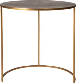 Intratuin Bijzettafel Dai Goud / Bruin D 40 H 41 Cm