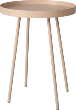 Intratuin Bijzettafel Nomi Beige D 40 H 52 Cm