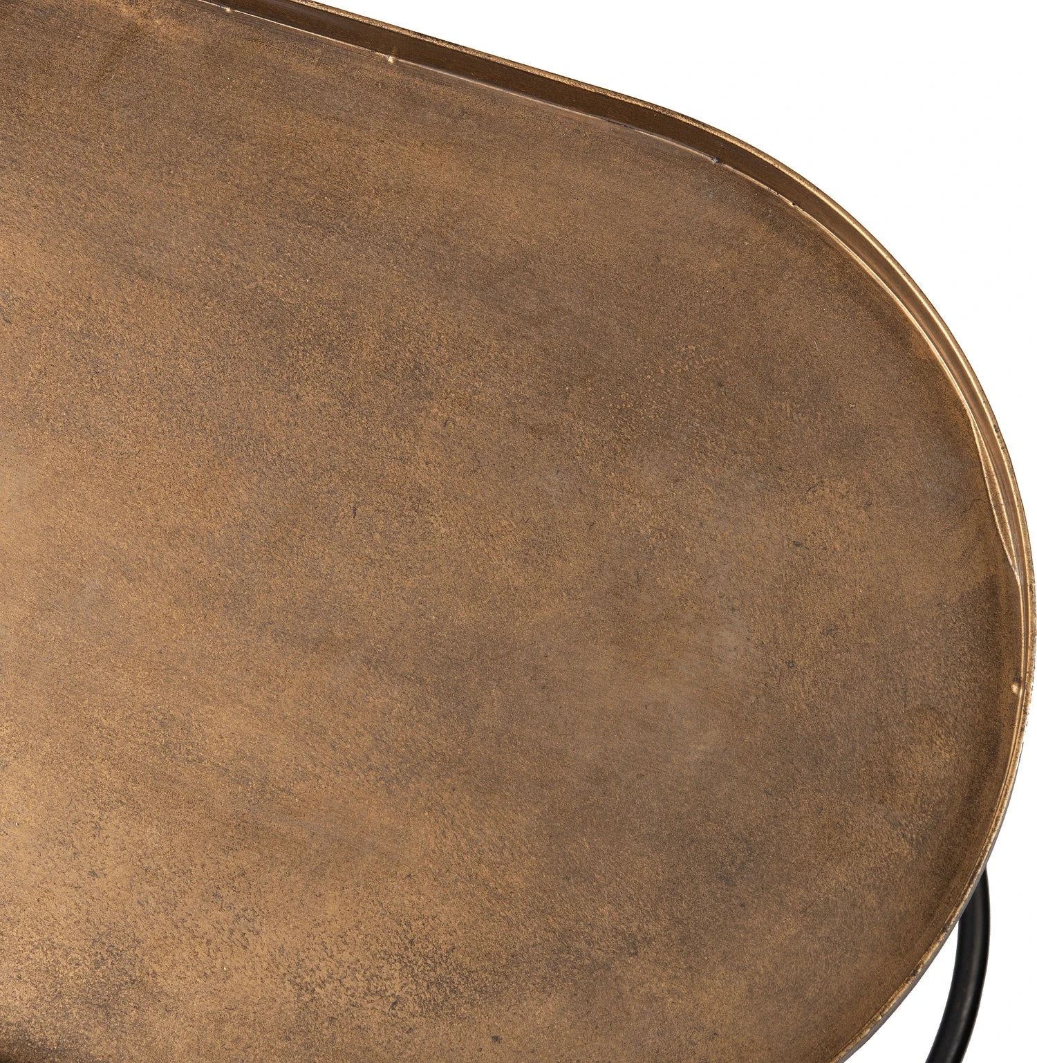 Intratuin Bijzettafel Coen Goud / Zwart 40,5 X 22,5 X 45 Cm 2 Intratuin Bijzettafel Coen Goud / Zwart 40,5 X 22,5 X 45 Cm - Afbeelding 2