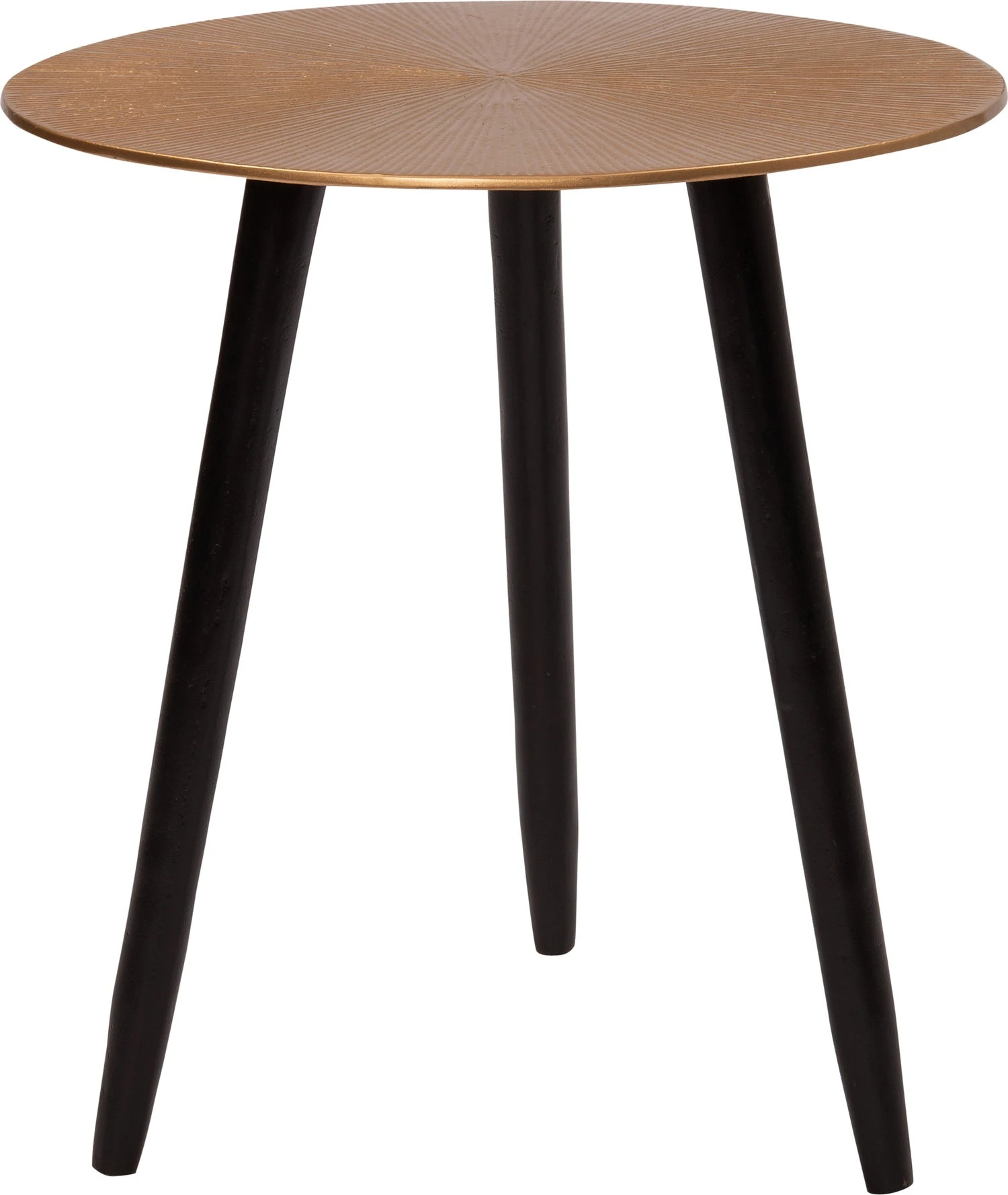 Intratuin Bijzettafel Riley Goud / Zwart D 40 H 35 Cm 1 Intratuin Bijzettafel Riley Goud / Zwart D 40 H 35 Cm