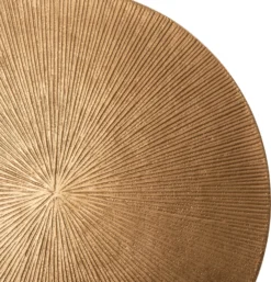 Intratuin Bijzettafel Riley Goud / Zwart D 32 H 30 Cm -Decori Meubelen Winkel 8720196189663 03