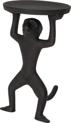 Intratuin Beeld Xavi Aap Zwart 12 X 15 X 19 Cm