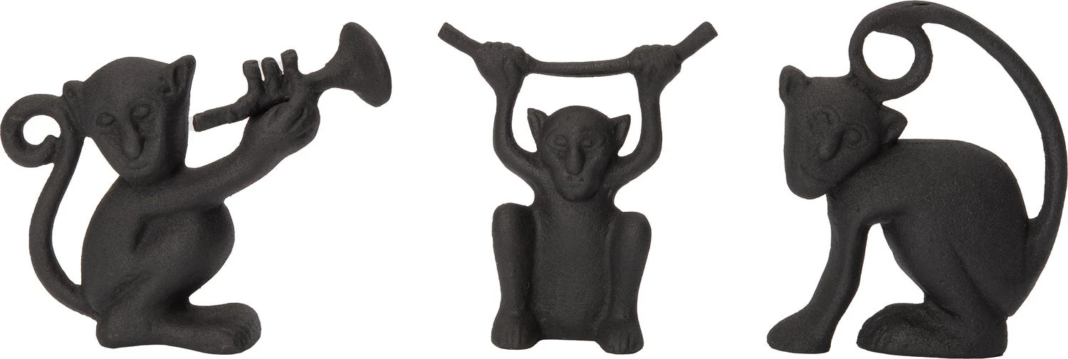 Intratuin Beeld Xavi Aap Trompet Zwart 14 X 4 X 11 Cm 2 Intratuin Beeld Xavi Aap Trompet Zwart 14 X 4 X 11 Cm - Afbeelding 2