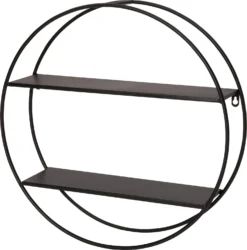 Intratuin Wandrek Luke Zwart 50 X 12 X 50 Cm