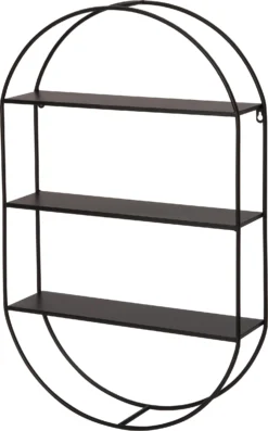 Intratuin Wandrek Forde Zwart 50 X 13 X 80 Cm