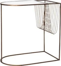 Intratuin Bijzettafel Gina Goud 53,3 X 33 X 55 Cm