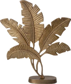 Intratuin Beeld Blad Goud 43 X 8 X 52 Cm