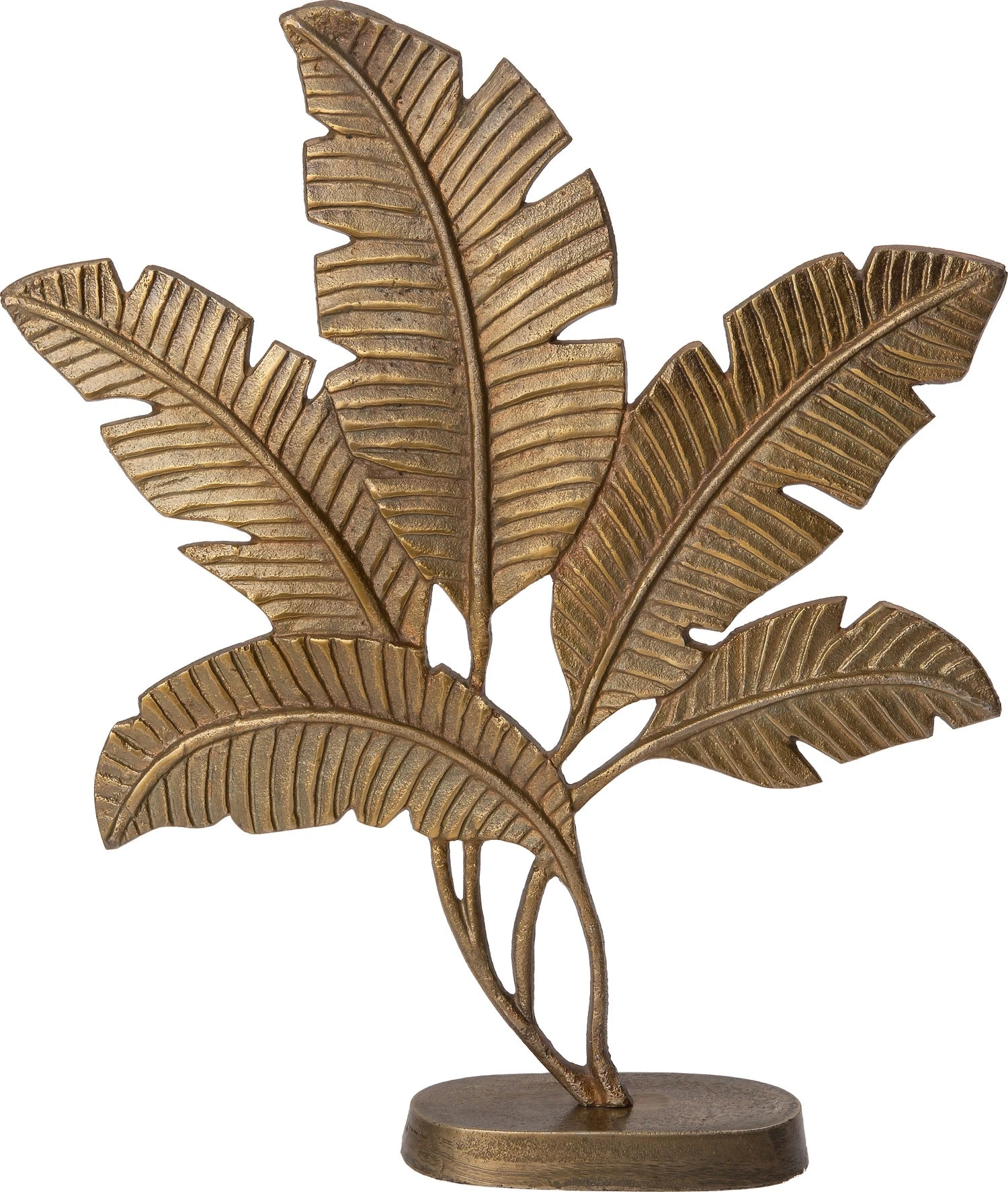 Intratuin Beeld Blad Goud 43 X 8 X 52 Cm 1 Intratuin Beeld Blad Goud 43 X 8 X 52 Cm