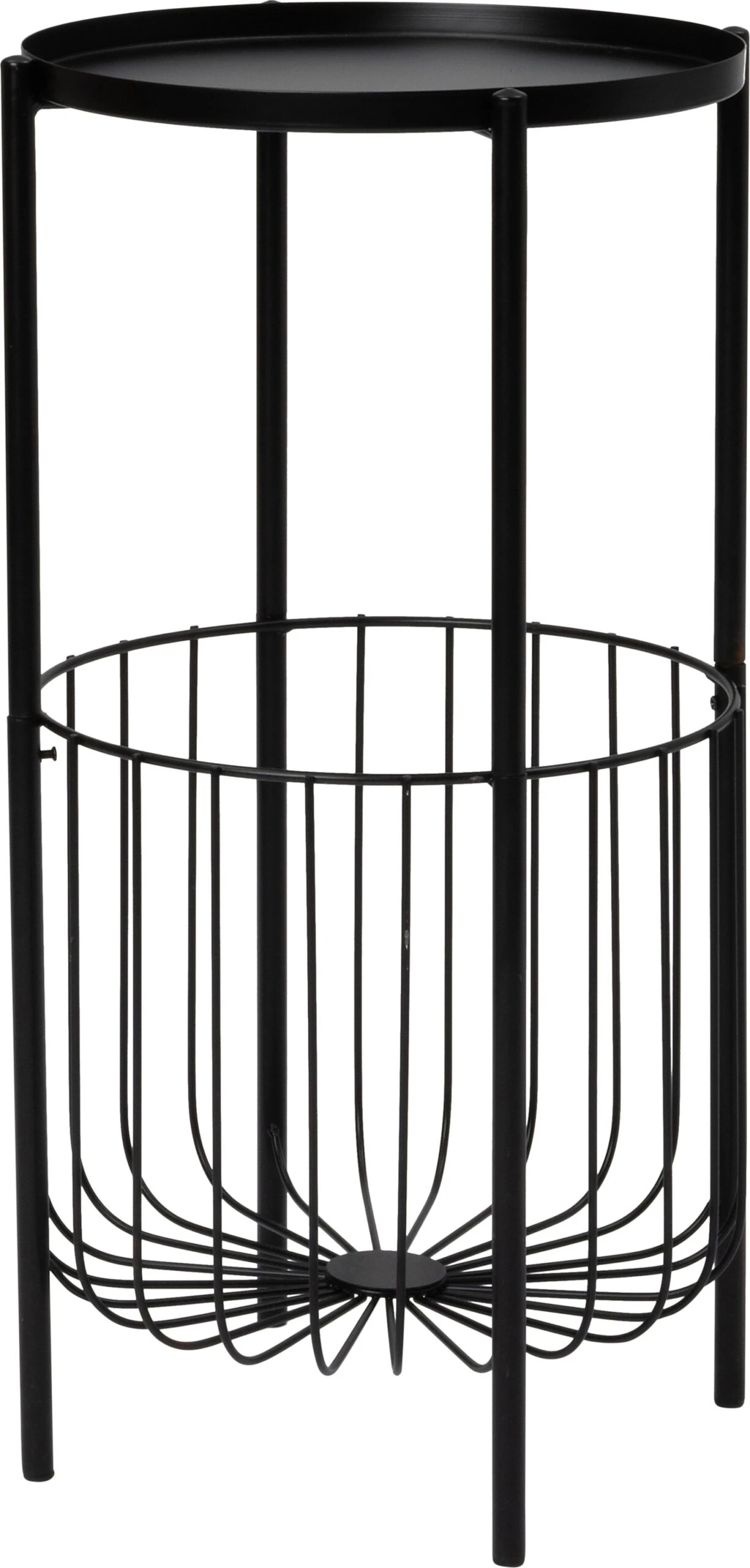 Intratuin Lia Bijzettafel Zwart D 38 H 70 Cm 1 Intratuin Lia Bijzettafel Zwart D 38 H 70 Cm