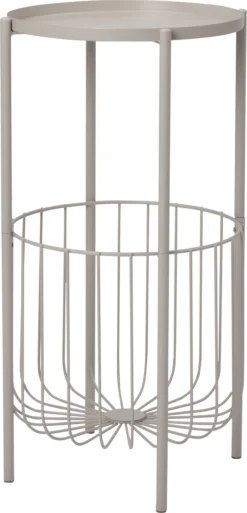 Intratuin Lia Bijzettafel Wit D 38 H 70 Cm