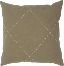 Intratuin Sierkussen Helo Ruit Groen 43 X 43 X 5 Cm