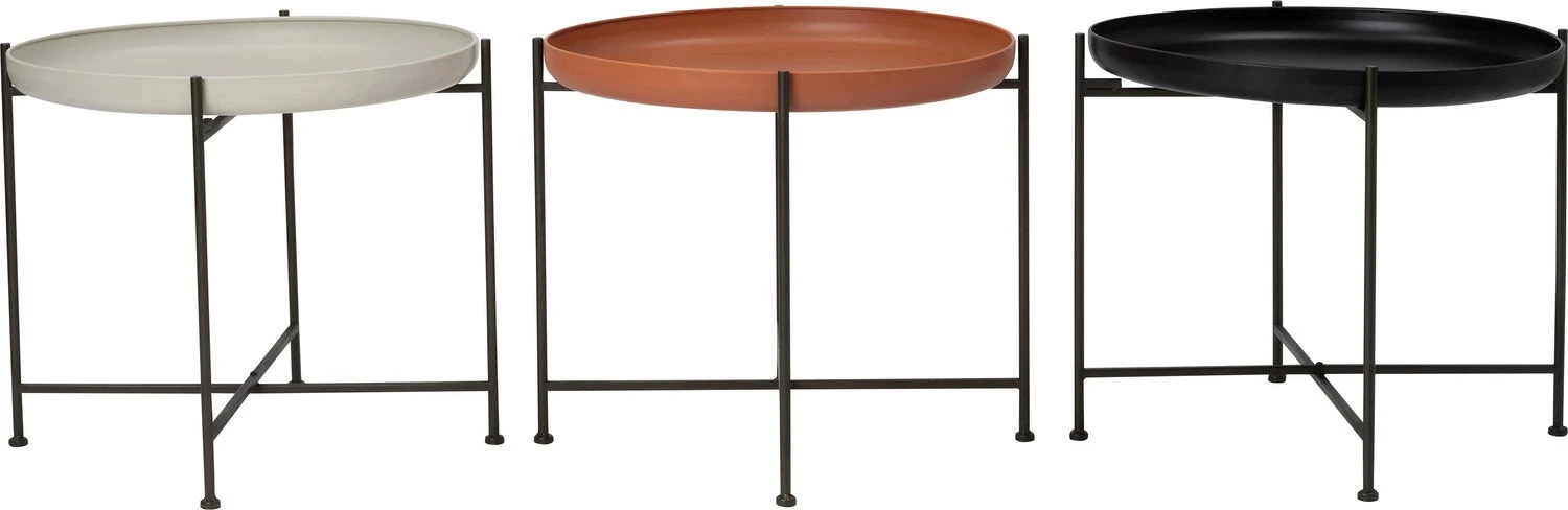 Intratuin Bijzettafel Kuni Zwart D 51 X H 45 Cm 4 Intratuin Bijzettafel Kuni Zwart D 51 X H 45 Cm - Afbeelding 4