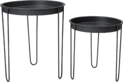 Intratuin Tray Bijzettafel Grijs D 32,5 H 34,5 Cm -Decori Meubelen Winkel 8720196348923 2