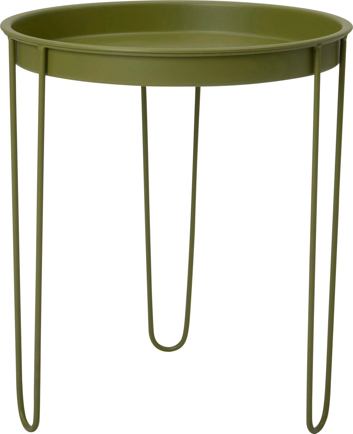 Intratuin Tray Bijzettafel Groen D 32,5 H 34,5 Cm 1 Intratuin Tray Bijzettafel Groen D 32,5 H 34,5 Cm