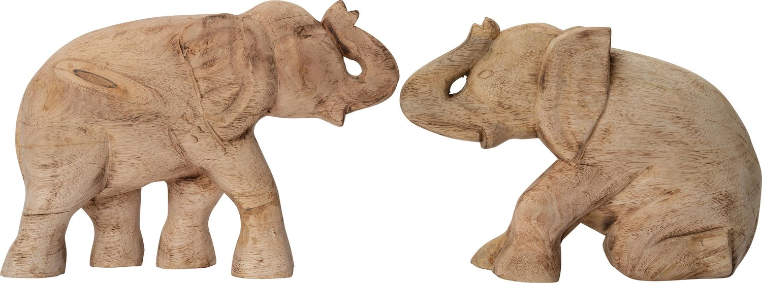 Intratuin Beeld Olifant Naturel 29 X 8 X 20,5 Cm 2 Intratuin Beeld Olifant Naturel 29 X 8 X 20,5 Cm - Afbeelding 2