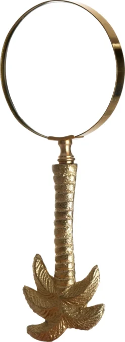 Intratuin Vergrootglas Palmboom Goud 23 X 8,5 X 2 Cm