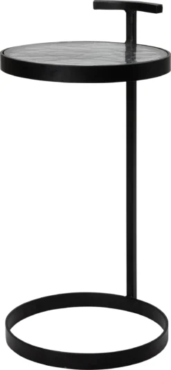 Intratuin Bijzettafel Kani Zwart 30 X 30 X 64 Cm