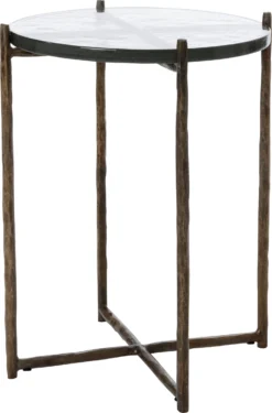 Intratuin Bijzettafel Ebe Brons 39 X 39 X 50 Cm