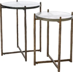 Intratuin Bijzettafel Ebe Brons 34 X 34 X 45 Cm -Decori Meubelen Winkel 8720196357475 2