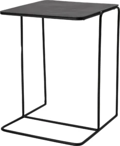 Intratuin Bijzettafel Eme Bruin / Zwart 30 X 30 X 45 Cm