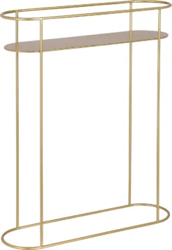 Mica Decorations Bijzettafel Mitch Goud 58 X 18 X 70 Cm